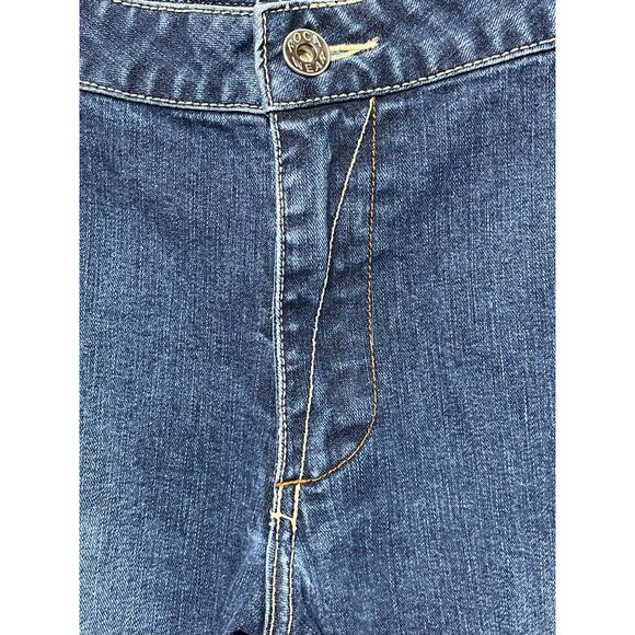 Deadstock RocaWear Y2k Low Rise Baggy Wide Leg Dark Jeans 15/16 - Picture 11 of 12